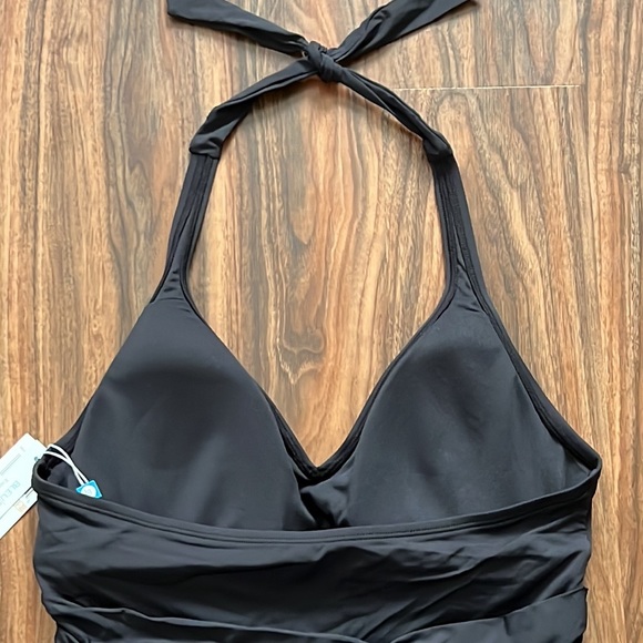 Bleu Rod Beattie Plunge Halter Twist One Piece - Picture 9 of 14